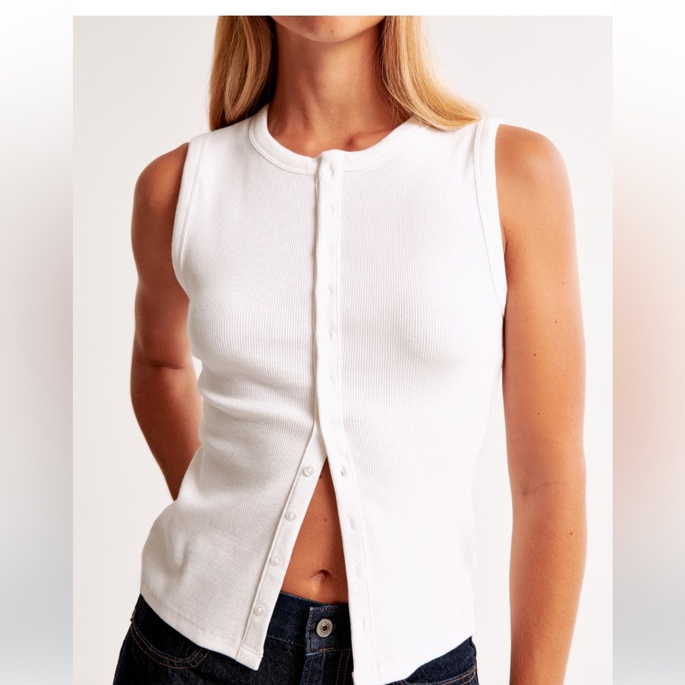 Abercrombie Button Up Tank